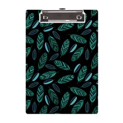 Leaves Pattern Abstract Blade A5 Acrylic Clipboard from ArtsNow.com Front