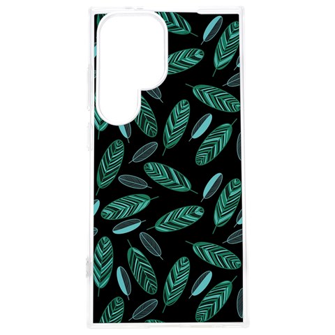 Leaves Pattern Abstract Blade Samsung Galaxy S24 Plus 6.7 Inch TPU UV Case from ArtsNow.com Front