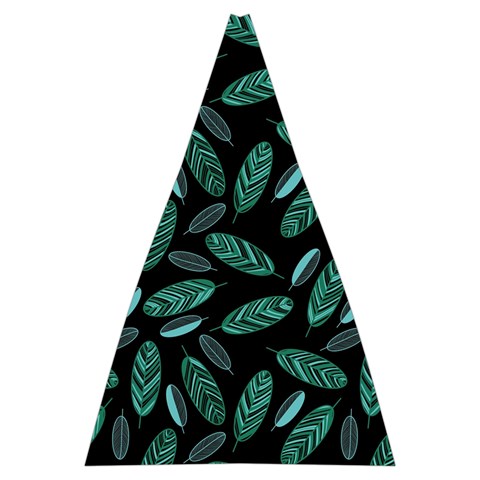 Leaves Pattern Abstract Blade Automatic Folding Umbrella with Case (Large) from ArtsNow.com 13.71 x19.92  Umbrella - 2