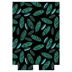 Leaves Pattern Abstract Blade Automatic Folding Umbrella with Case (Large) from ArtsNow.com Case