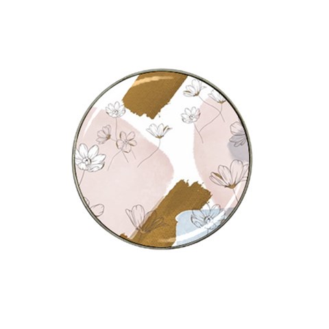 Flower Branch Corolla Wreath Hat Clip Ball Marker (10 pack) from ArtsNow.com Front