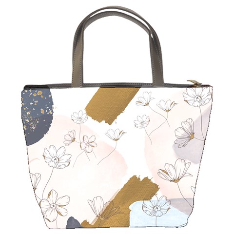 Flower Branch Corolla Wreath Bucket Bag from ArtsNow.com Back