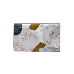 Flower Branch Corolla Wreath Cosmetic Bag (Small) from ArtsNow.com Back