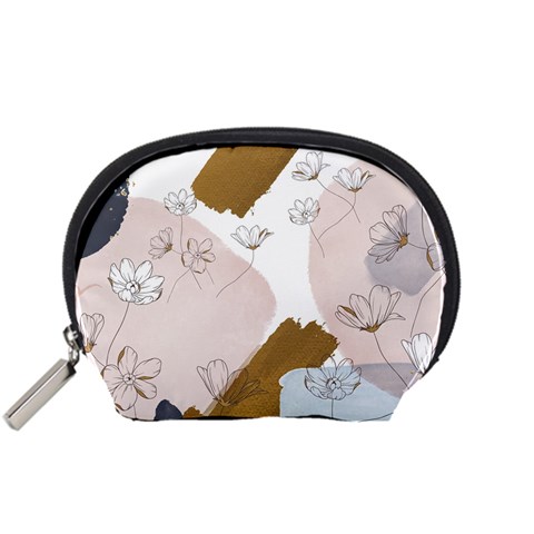 Flower Branch Corolla Wreath Accessory Pouch (Small) from ArtsNow.com Front