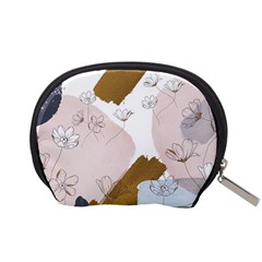 Flower Branch Corolla Wreath Accessory Pouch (Small) from ArtsNow.com Back