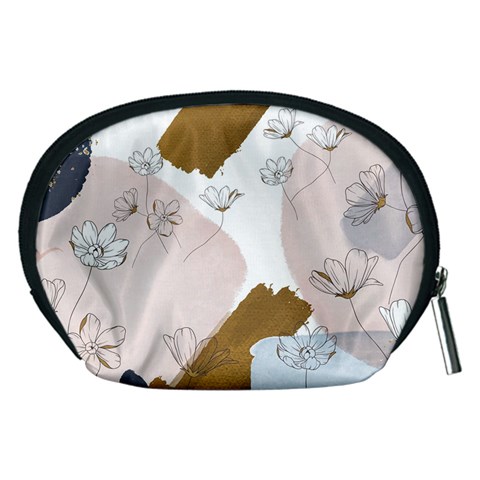 Flower Branch Corolla Wreath Accessory Pouch (Medium) from ArtsNow.com Back