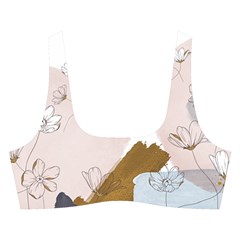 Flower Branch Corolla Wreath Cross Back Hipster Bikini Set from ArtsNow.com Front