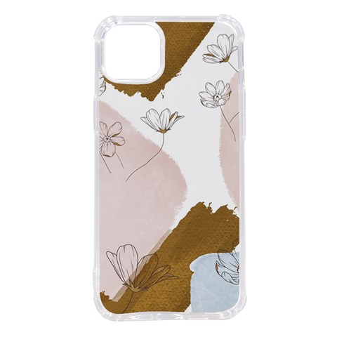 Flower Branch Corolla Wreath iPhone 14 Plus TPU UV Print Case from ArtsNow.com Front