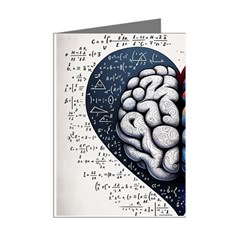 Brain Heart Math Mini Greeting Cards (Pkg of 8) from ArtsNow.com Right