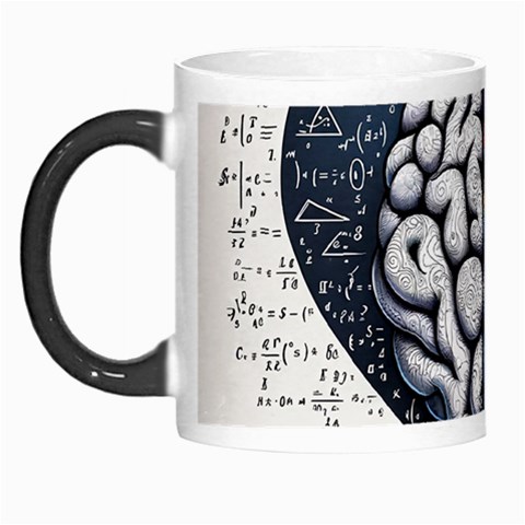 Brain Heart Math Morph Mug from ArtsNow.com Left