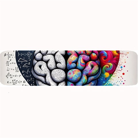 Brain Heart Math Large Bar Mat from ArtsNow.com 32 x8.5  Bar Mat