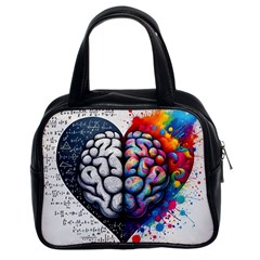 Brain Heart Math Classic Handbag (Two Sides) from ArtsNow.com Front