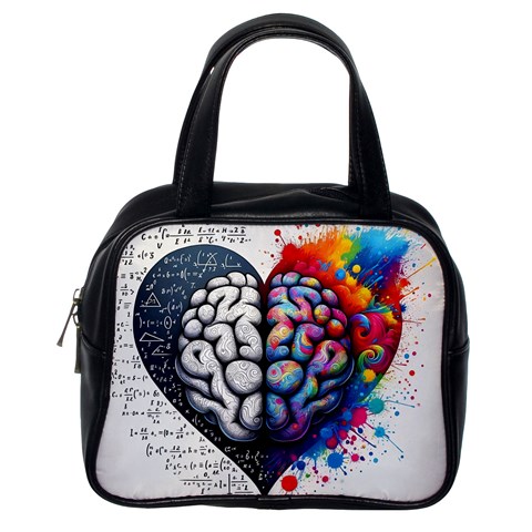 Brain Heart Math Classic Handbag (Two Sides) from ArtsNow.com Back