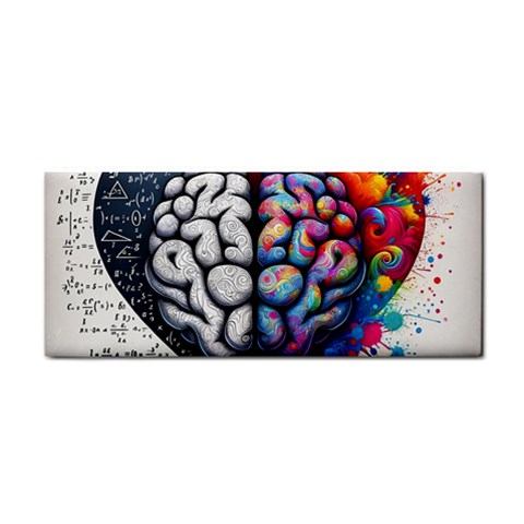 Brain Heart Math Hand Towel from ArtsNow.com Front