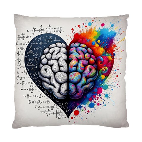 Brain Heart Math Standard Cushion Case (One Side) from ArtsNow.com Front