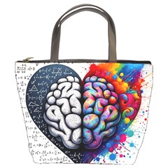 Brain Heart Math Bucket Bag from ArtsNow.com Front