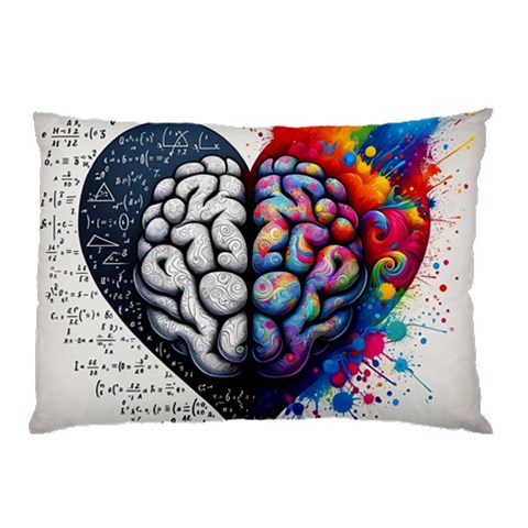 Brain Heart Math Pillow Case from ArtsNow.com 26.62 x18.9  Pillow Case