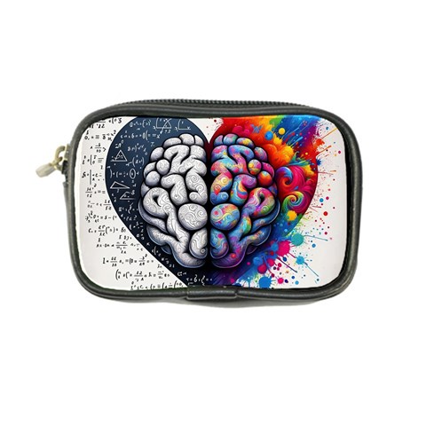 Brain Heart Math Coin Purse from ArtsNow.com Front