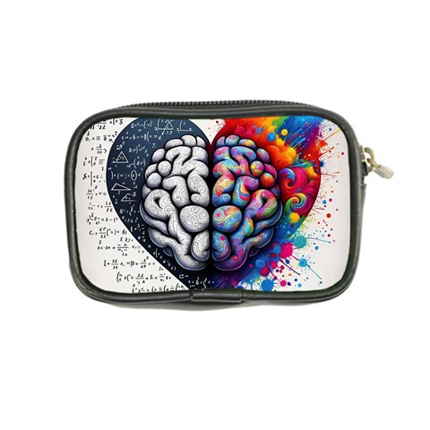 Brain Heart Math Coin Purse from ArtsNow.com Back