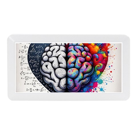 Brain Heart Math Memory Card Reader (Mini) from ArtsNow.com Front