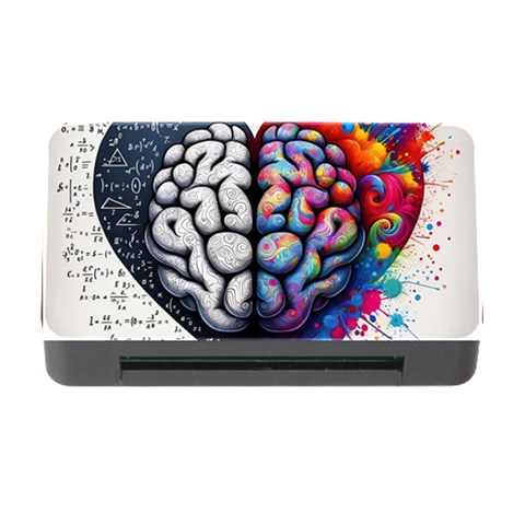 Brain Heart Math Memory Card Reader with CF from ArtsNow.com Front