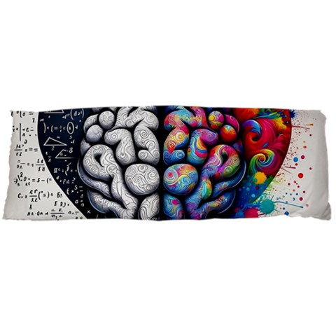 Brain Heart Math Body Pillow Case Dakimakura (Two Sides) from ArtsNow.com Front