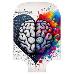 Brain Heart Math Luggage Cover (Large) from ArtsNow.com Front