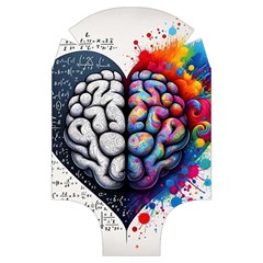 Brain Heart Math Luggage Cover (Small) from ArtsNow.com Front