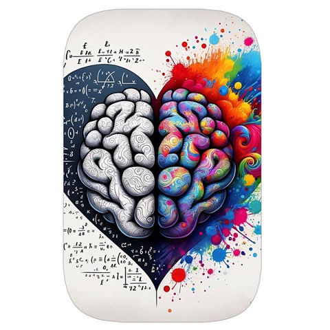 Brain Heart Math Waist Pouch (Small) from ArtsNow.com Front