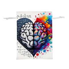 Brain Heart Math Lightweight Drawstring Pouch (M) from ArtsNow.com Front