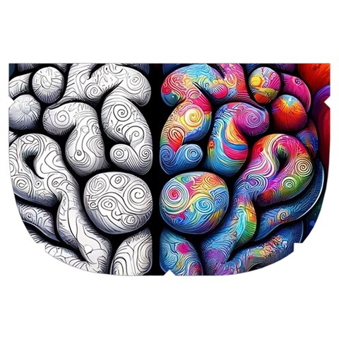 Brain Heart Math Make Up Case (Large) from ArtsNow.com Side Right