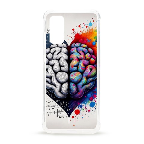 Brain Heart Math Samsung Galaxy S20 6.2 Inch TPU UV Case from ArtsNow.com Front