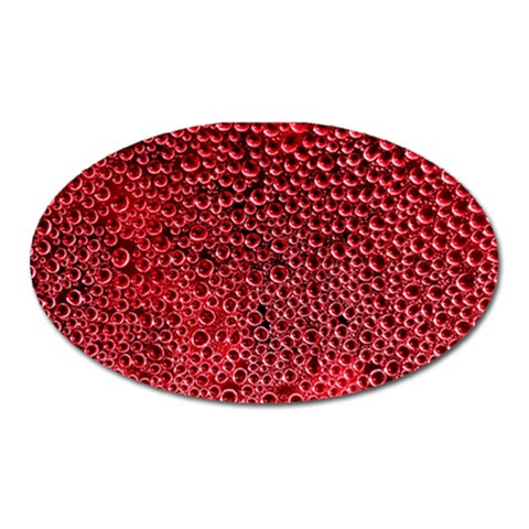 Drops Water Drops Trypophobia Oval Magnet from ArtsNow.com Front