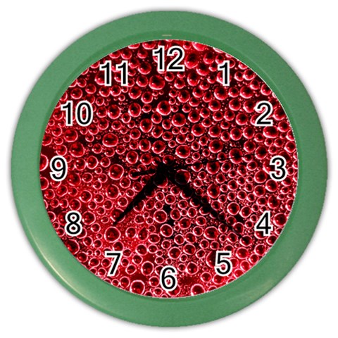 Drops Water Drops Trypophobia Color Wall Clock from ArtsNow.com Front