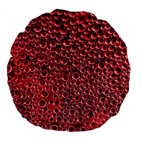 Drops Water Drops Trypophobia Large 18  Premium Round Cushions from ArtsNow.com Front