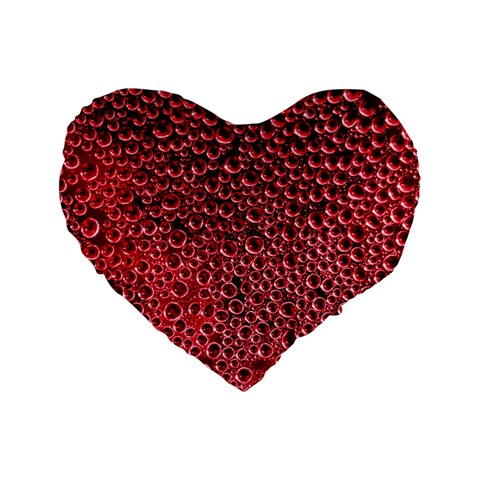 Drops Water Drops Trypophobia Standard 16  Premium Flano Heart Shape Cushions from ArtsNow.com Front