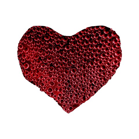 Drops Water Drops Trypophobia Standard 16  Premium Flano Heart Shape Cushions from ArtsNow.com Back