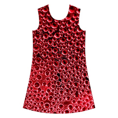 Drops Water Drops Trypophobia Kids  Short Sleeve Velvet Dress from ArtsNow.com Front