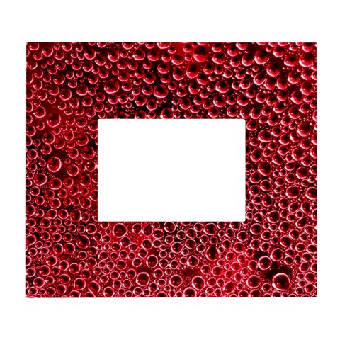 Drops Water Drops Trypophobia White Wall Photo Frame 5  x 7  from ArtsNow.com Front