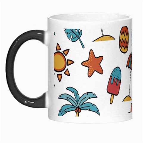 Summer Pineapple Fruit Tropical Morph Mug from ArtsNow.com Left