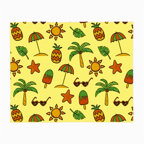 Summer Pineapple Fruit Tropical Small Glasses Cloth from ArtsNow.com Front