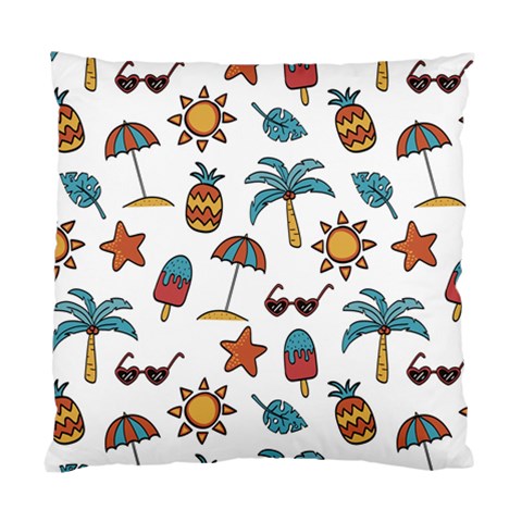 Summer Pineapple Fruit Tropical Standard Cushion Case (Two Sides) from ArtsNow.com Back