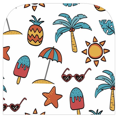 Summer Pineapple Fruit Tropical Toiletries Pouch from ArtsNow.com Cover