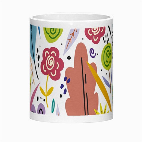 Summer Flowers Spring Background Morph Mug from ArtsNow.com Center