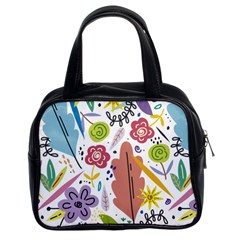 Summer Flowers Spring Background Classic Handbag (Two Sides) from ArtsNow.com Front