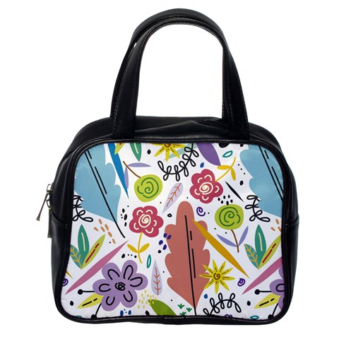 Summer Flowers Spring Background Classic Handbag (Two Sides) from ArtsNow.com Back