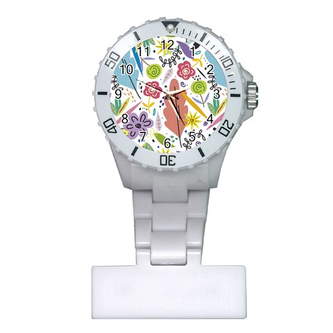 Summer Flowers Spring Background Plastic Nurses Watch from ArtsNow.com Front