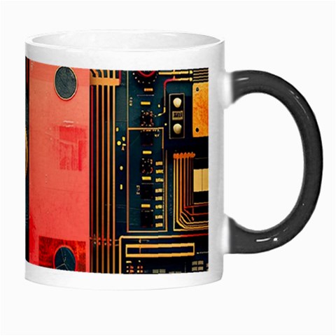 Tech Technology Pattern Morph Mug from ArtsNow.com Right