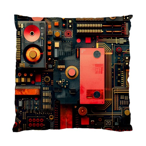 Tech Technology Pattern Standard Cushion Case (One Side) from ArtsNow.com Front