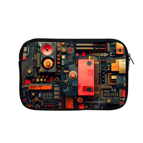 Tech Technology Pattern Apple MacBook Pro 13  Zipper Case from ArtsNow.com Front